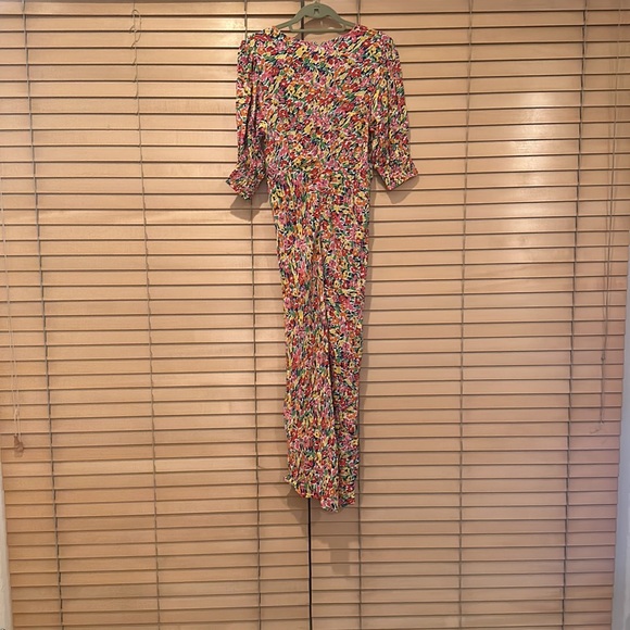 Rixo x Target Colorful Floral Puff Sleeve Midi Dress - Picture 13 of 15